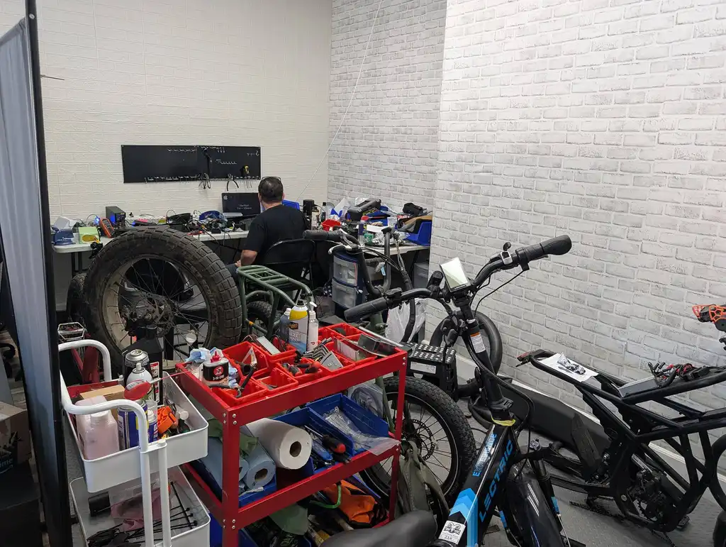 FixEbike electric bike repair workshop in San Diego