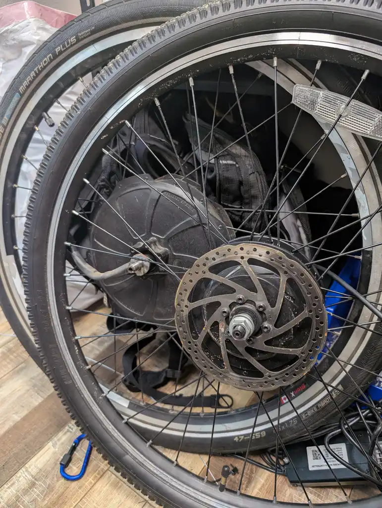 Wiring repair in workshop