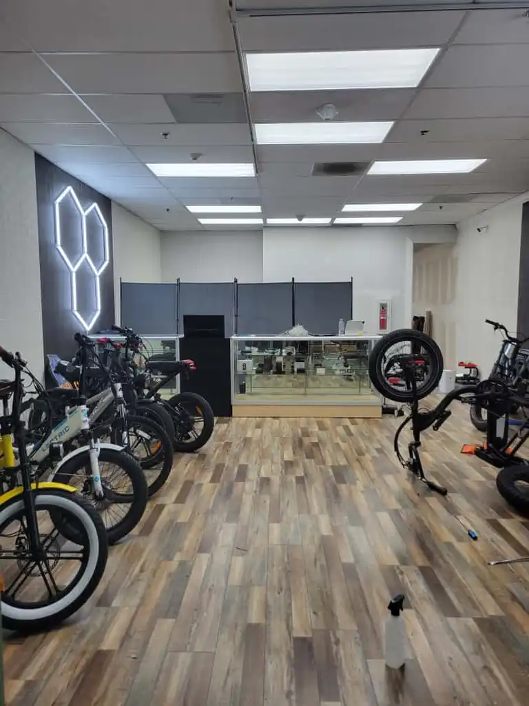 Professional e-bike repair station