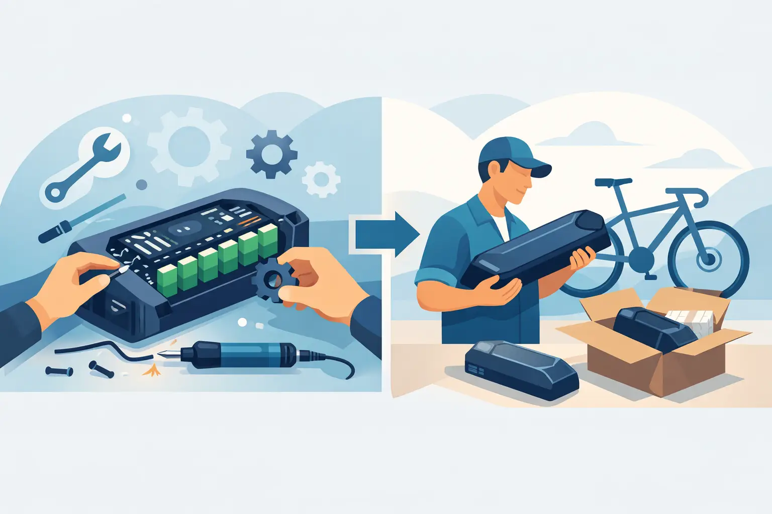 eBike Battery Repair vs Replacement Choices