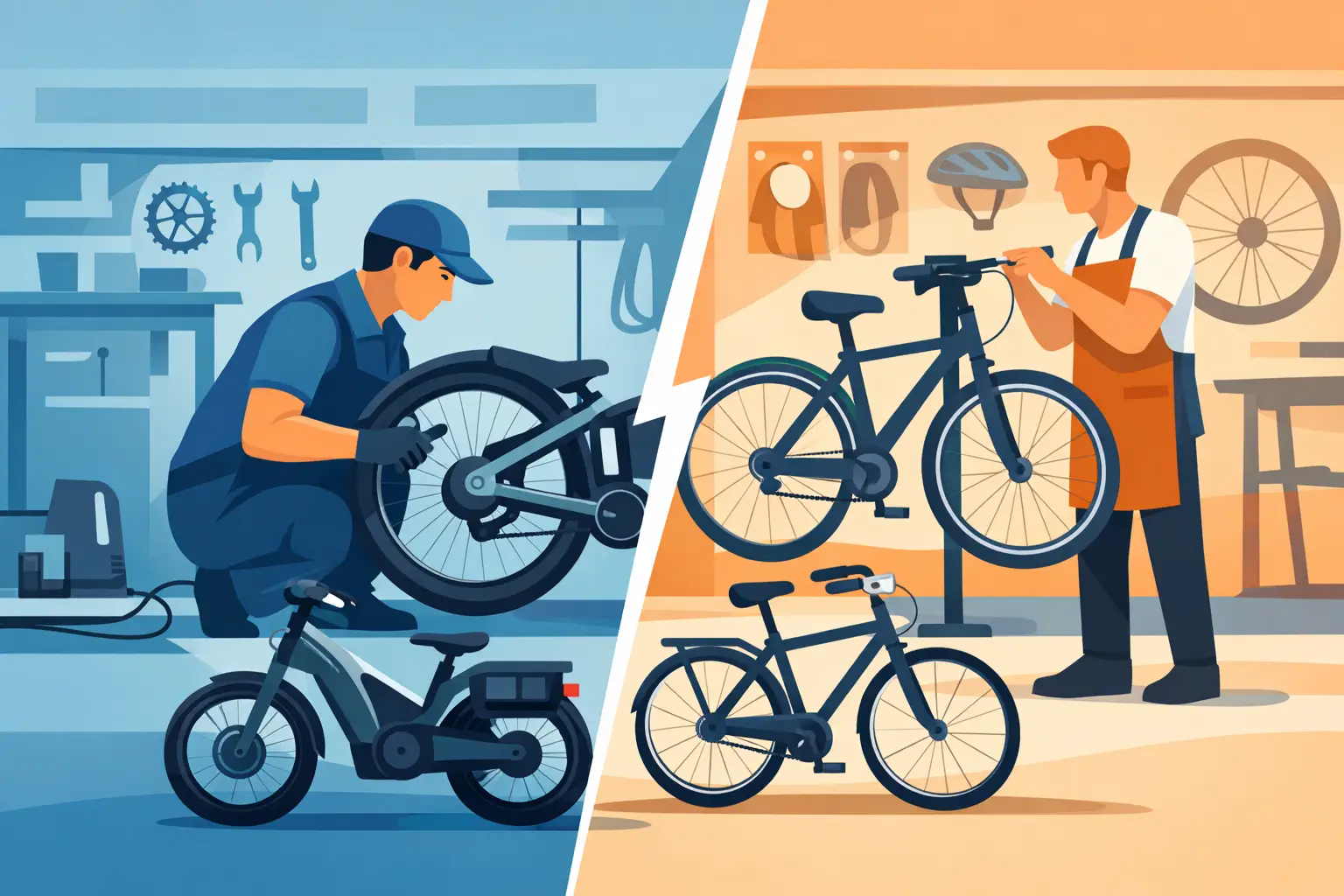 Ebike Repair Shop vs Bike Shop: Where to Go