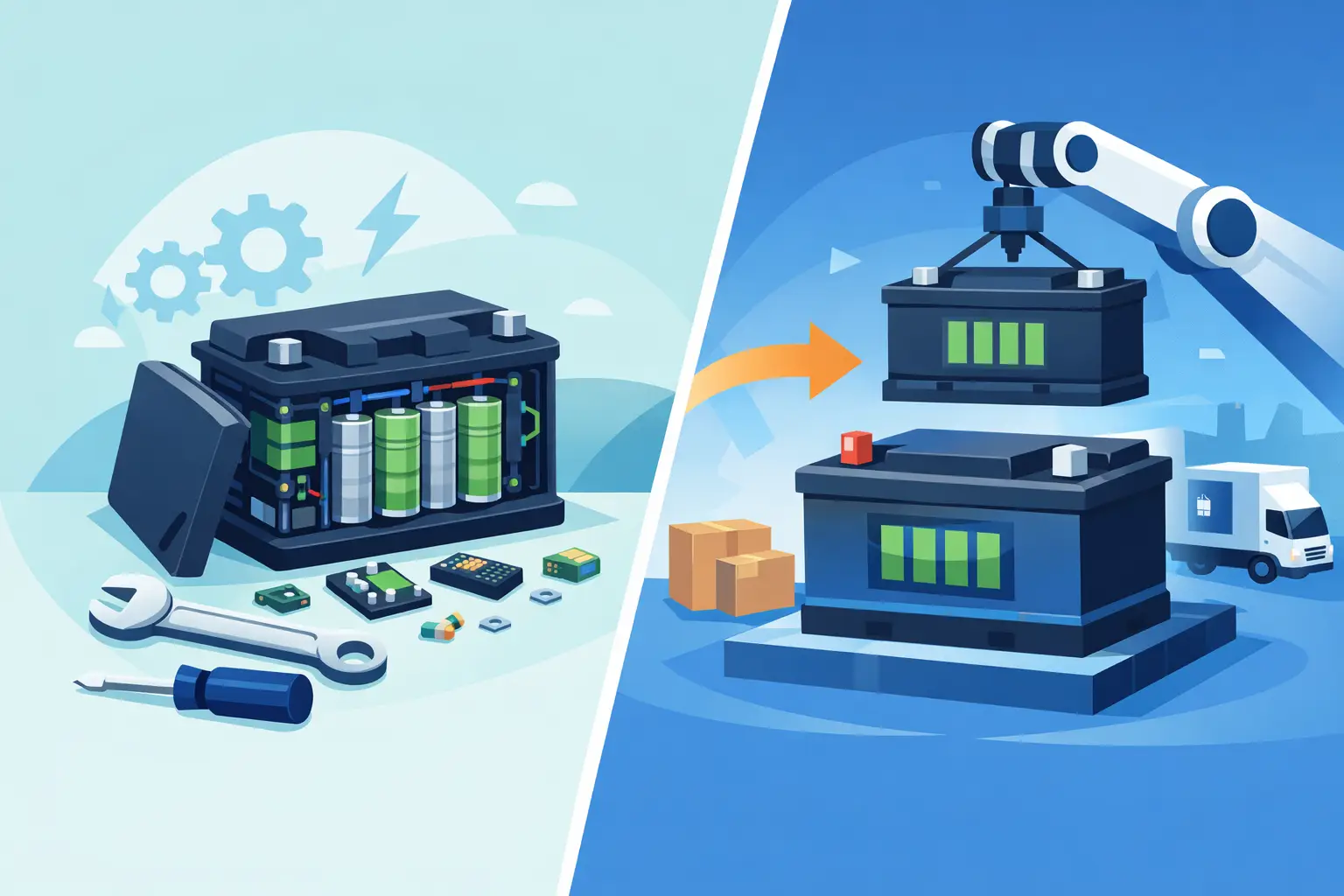Battery Rebuild Versus Replacement Explained